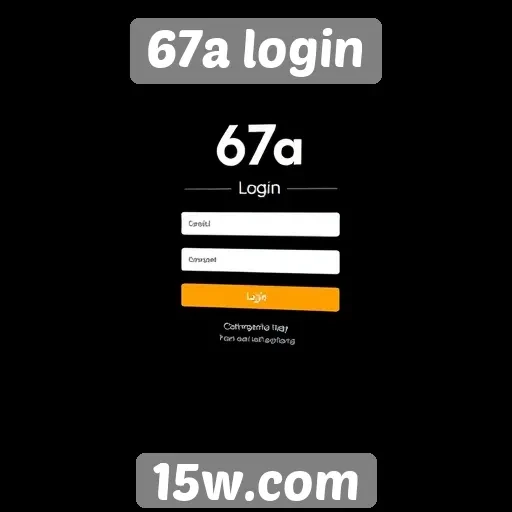 Acessibilidade e design do 67a login